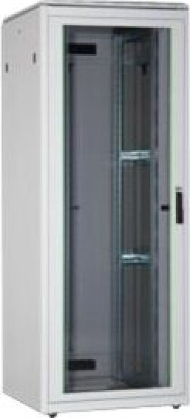 Unique Dn-19 36U-8/8-1 - Rack Skap - Lysegrå, Ral 7035 - 36U - 19"
