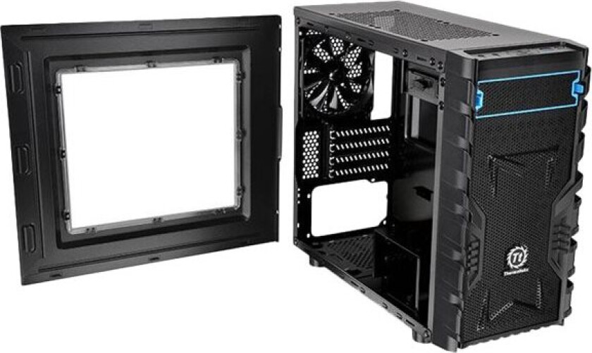 Versa H13 - Tower - Mini Itx / Micro Atx - Sidepanel Med Vindu - Ingen Strømforsyning (Ps/2) - Svart - Usb/Lyd