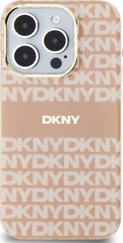 Dkny Dkny Dkhmn61hrhsep Iphone 11 / Xr 6.1" Róowy/Pink Hardcase Iml Mono & Stripe Magsafe