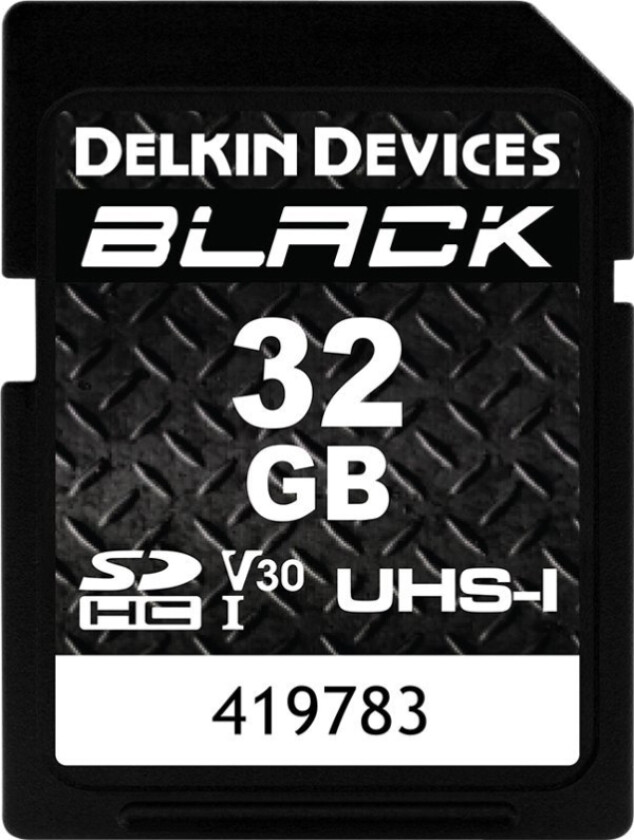 Karta Delkin Black Rugged Sdxc 32 Gb Class 10 Uhs-I V30 (Ddsdblk-32Gb)