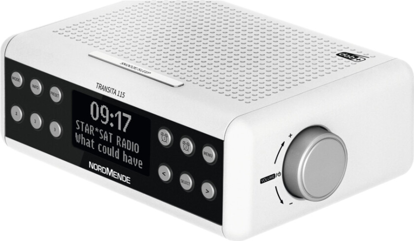 Nordmende Transita 115 - Bærbar Dab-Radio - 3 Watt - Hvit