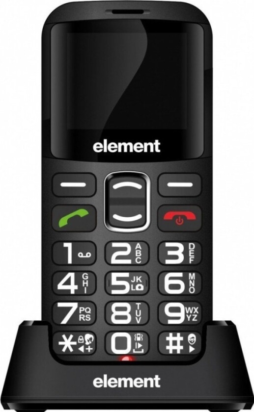 Sencor Mobile Phone Element P012s Mobiltelefon 1,77 Tommers Skjerm Dual Sim