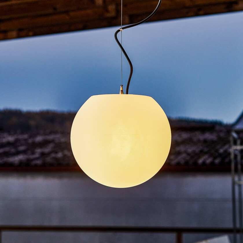 Hengelampe Cumulus til utendørs bruk, Ø 30 cm