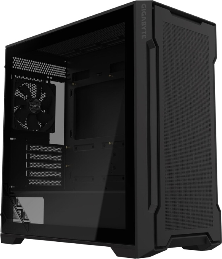 Gigabyte C102 Glass - Mid Tower - Mini-Itx - Sidepanel Med Vindu (Herdet Glass) - Ingen Strømforsyning (Atx) - Svart - Usb/Lyd