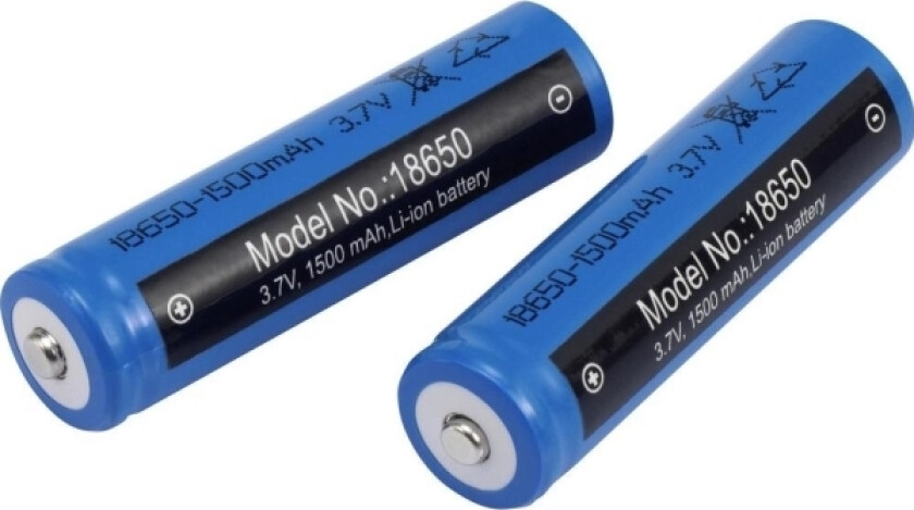 Modelbyggeri-Batteri-Enkeltcelle Litium 18650 3.7 V 1500 Mah