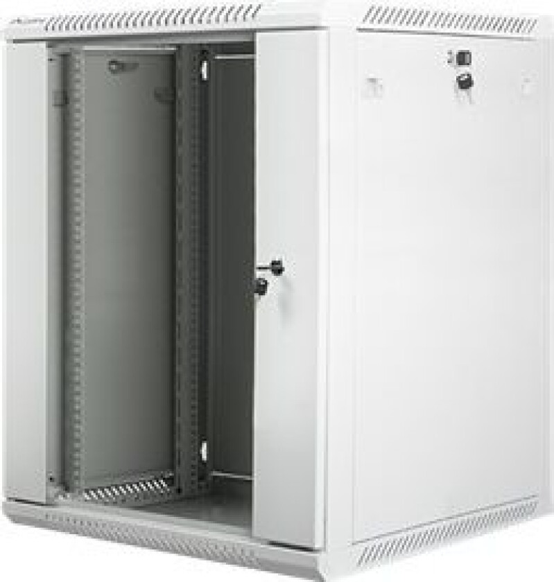 Lanberg - Rack Skap - Veggmonterbar - Grå, Ral 7035 - 15U - 19"