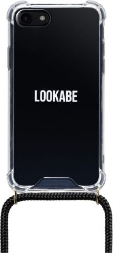Case Lookabe Halskjede. For Iphone 7/8+. Gylden Svart (Loo002)