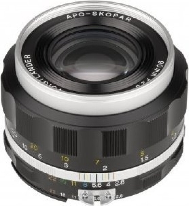 -Objektiv Apo Skopar Sl Iis 90 Mm F/2.8 For Nikon F - Sølv