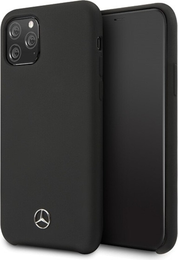 Benz Deksel Silicone Line Til Iphone 11 Pro Hardt Deksel - Svart