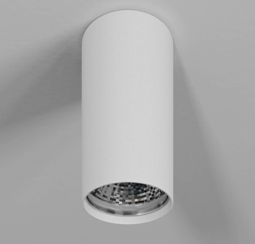 Downlight Eye S i sylinderform, hvit