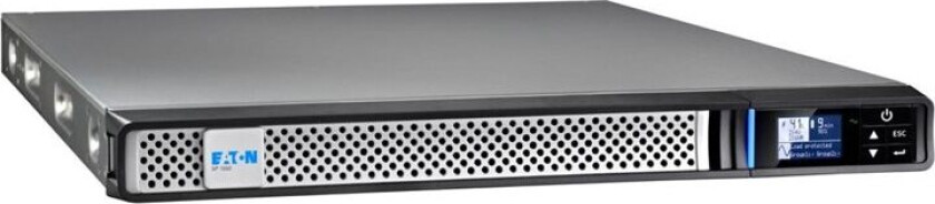 Eaton 5P 1550Ir - Gen 2 - Ups (Kan Monteres I Rack) - Ac 200/208/220/230/240 V - 1350 Watt - 1550 Va - Enkeltfase - 9 Ah - Rs-232, Usb - Utgangskonta