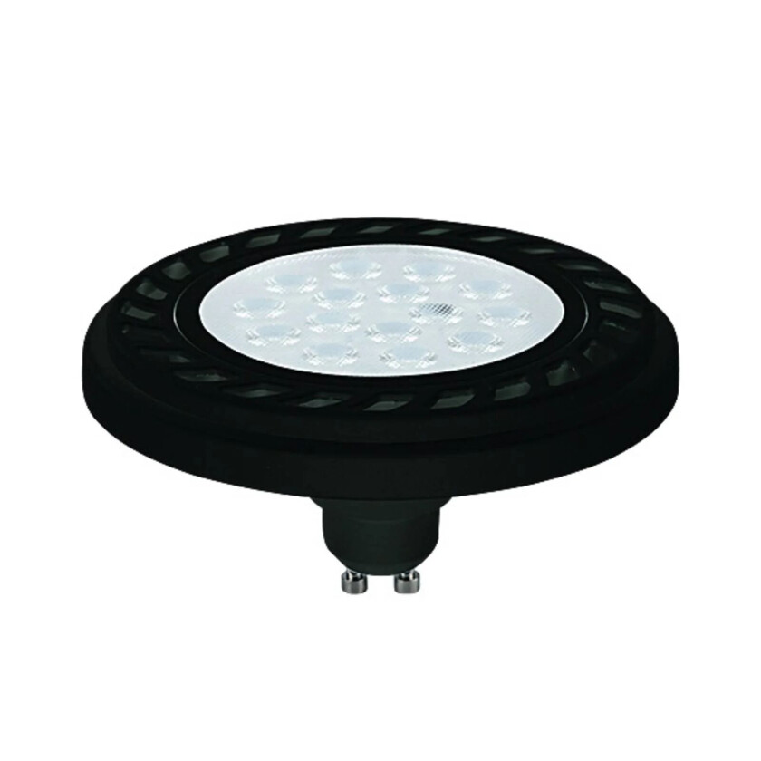 LED-reflektor GU10 ES111 9W 30° svart 3 000K