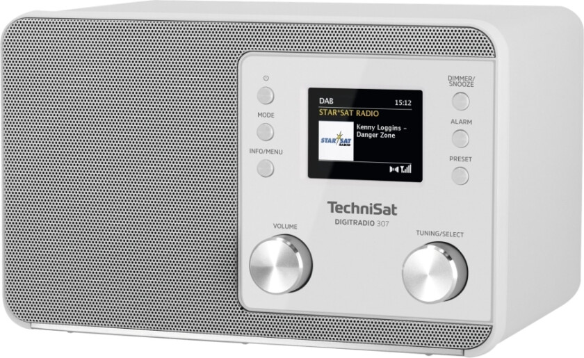 Technisat Digitradio 307 - Dab-Radio - 5 Watt (Total) - Hvit