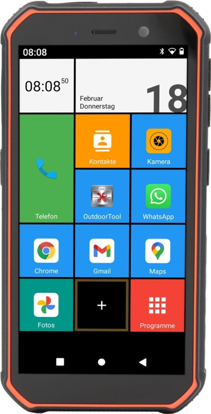Trek 3/32 Gb Smarttelefon Svart Og Oransje (2288)
