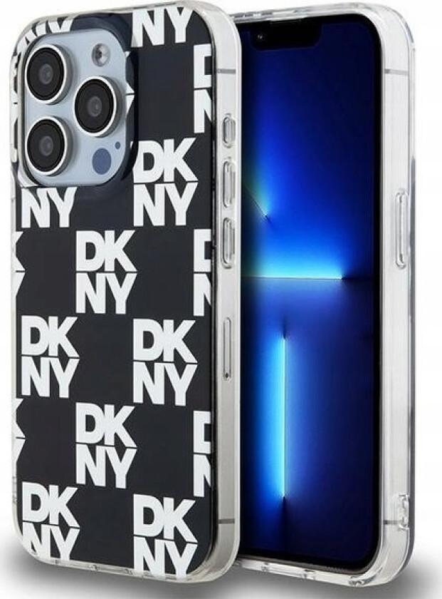 Dkny Dkny Dkhcp15lhdlcek Iphone 15 Pro 6.1" Czarny/Black Hardcase Iml Checkered Mono Pattern