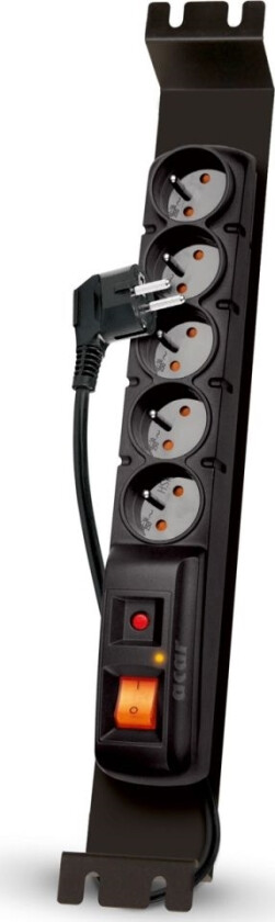 Power Strip Acar F5 Surge Protector 5 Sockets 5M Black (W0085)