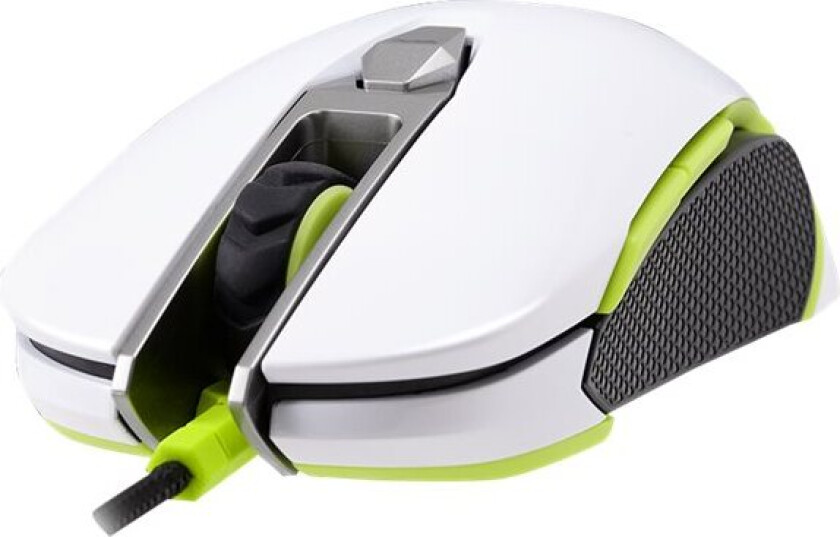 450M - Mus - Høyre- Og Venstrehåndet - Optisk - 8 Knapper - Kablet - Usb - Hvit