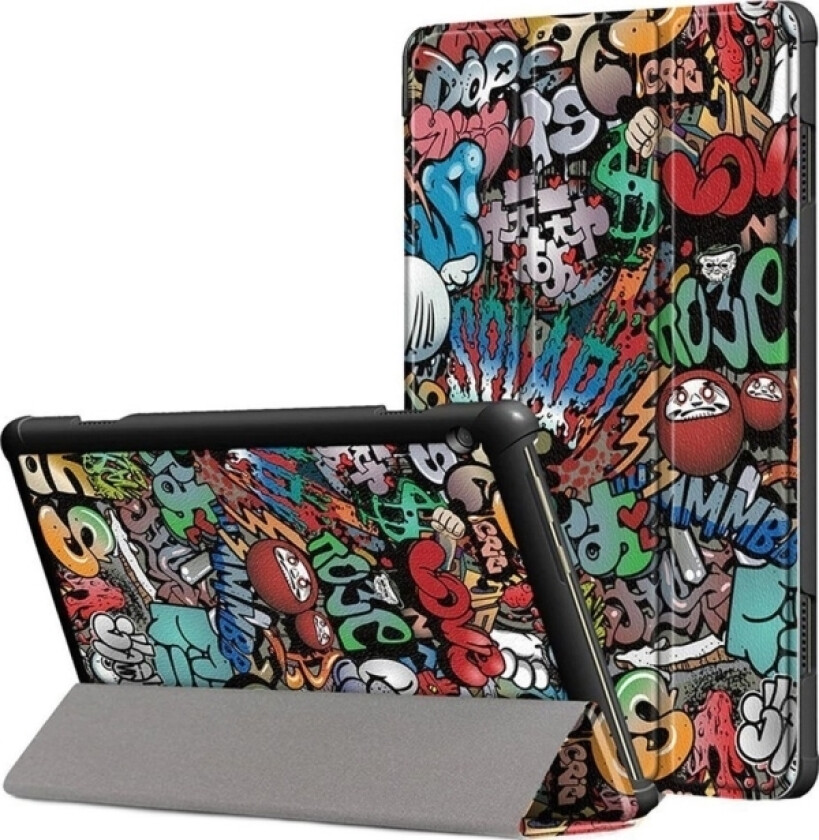Tablet Case Smart Graphic Case For Lenovo Tab M10 Hd 2Nd Gen 10.1 (Graffiti) Universal