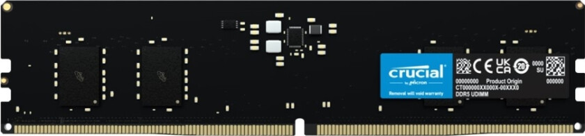 - Ddr5 - Modul - 8 Gb - Dimm 288-Pin - 4800 Mhz / Pc5-38400 - Cl40 - 1.1 V - Ikke-Bufret - Ikke-Ecc