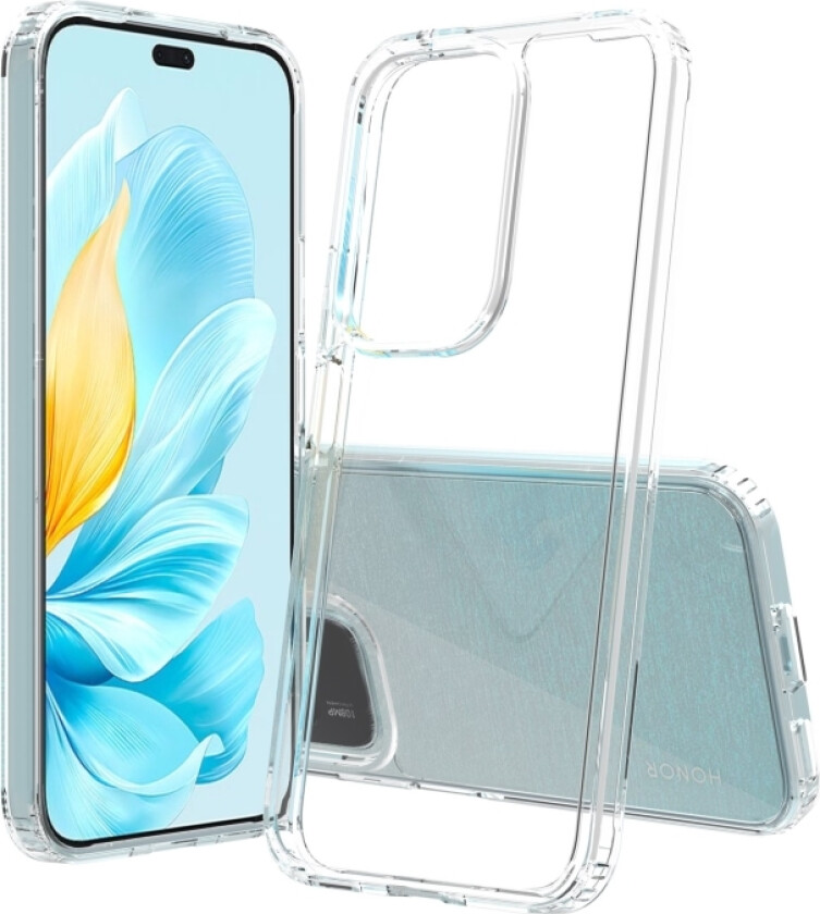 - Baksidedeksel For Mobiltelefon - Akryl, Termoplast-Polyuretan (Tpu) - Gjennomsiktig - For Honor 200 Lite