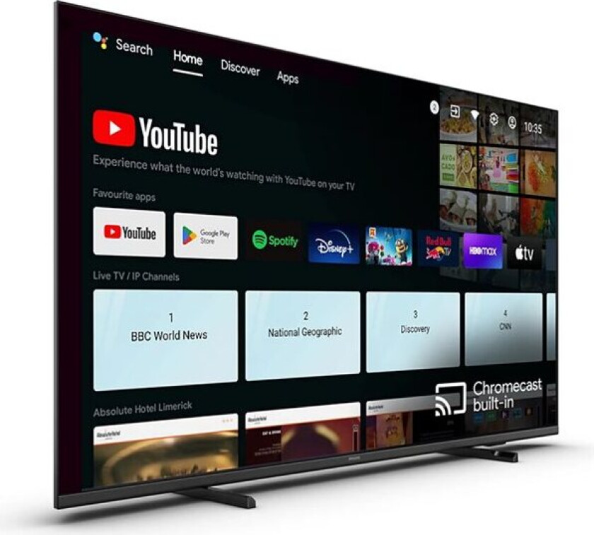 55Hfl4518u - 55" Diagonalklasse Primesuite Led-Bakgrunnsbelyst Lcd Tv - Helsepleie / Hotell - Smart Tv - Android Tv - 4K Uhd (2160P) 3840 X 2