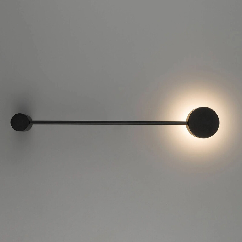 Vegglampe Orbit I 40, svart, 1 lyskilde