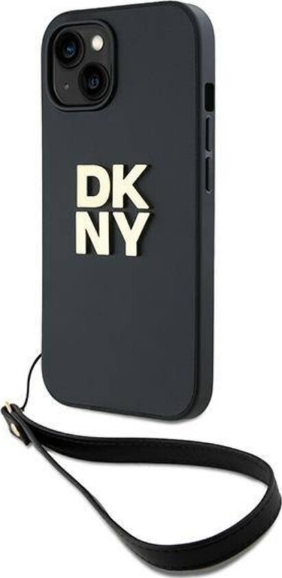 Dklas Dkny Dkhcp15spbswsk Iphone 15 / 14 /13 6,1" Juoda/Juodas Hardt Deksel Håndleddsstropp Stock Logo