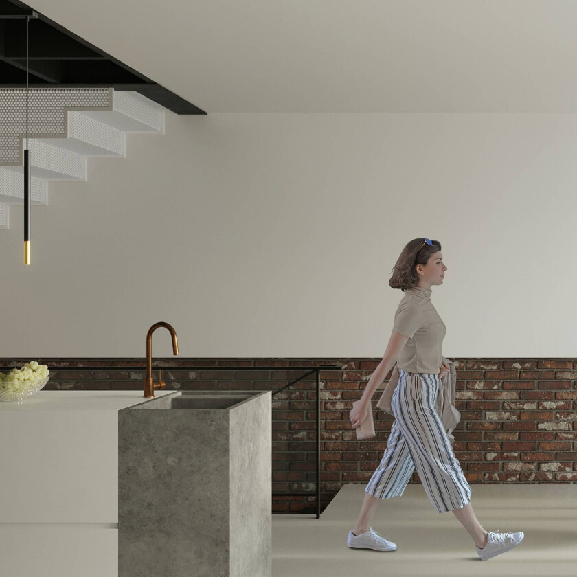 Thalassa hengelampe 1lk G9 svart/gull