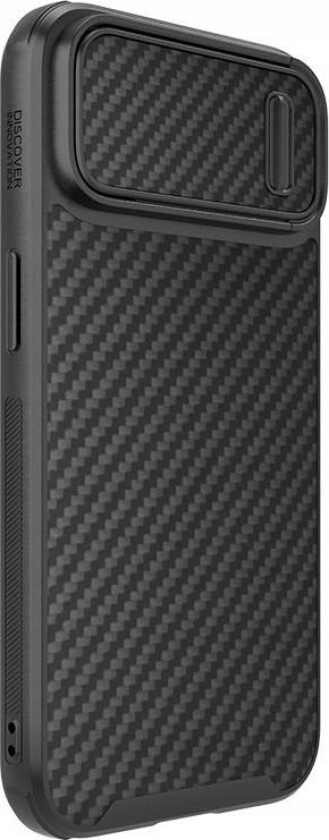 Nillkin Synthetic Fiber S-Deksel Iphone 14-Deksel Med Kameradeksel, Svart