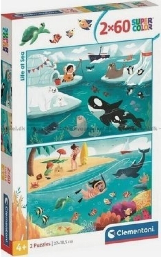 Puzzle 2X60el Supercolor Life At Sea 24817