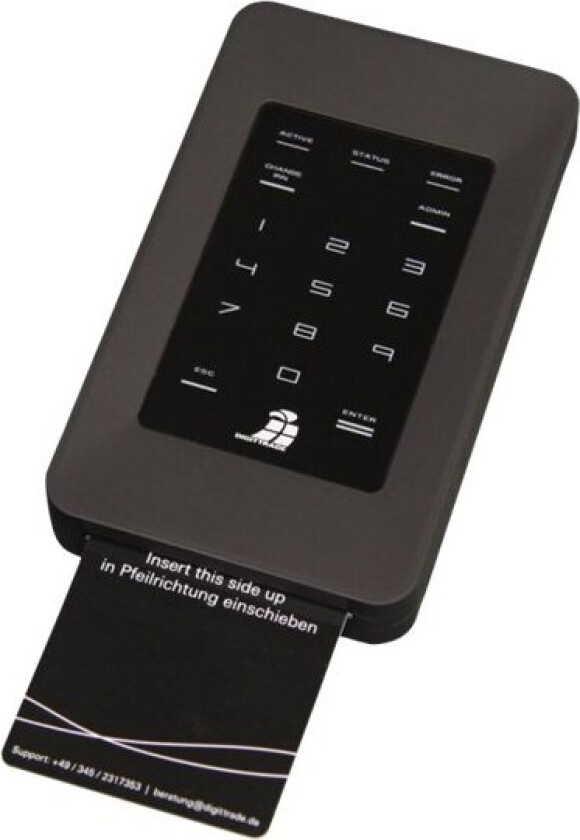 Hs256s High Security - Harddisk - 500 Gb - Ekstern (Bærbar) - 2.5" - 5400 Rpm - Buffer: 8 Mb - Fips 140-2 Level 3, Fips 197