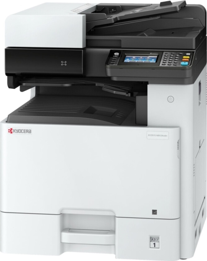 Ecosys M8124cidn - Multifunksjonsskriver - Farge - Laser - A3/Ledger (297 X 432 Mm) (Original) - A3/Ledger (Medie) - Opp Til 24 Spm (Kopierin