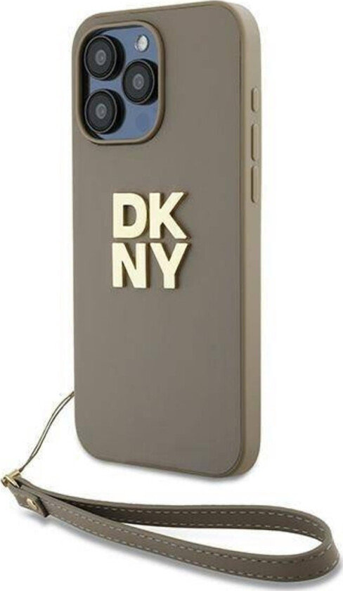 Veske Dkny Dkhcp15lpbswse Iphone 15 Pro 6.1" Beige/Beige Hardcase Håndleddsstropp Stock Logo