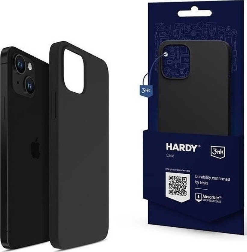 3Mk Hardy Case Iphone 13 / 14 / 15 6.1" Black/Midnight Black Magsafe