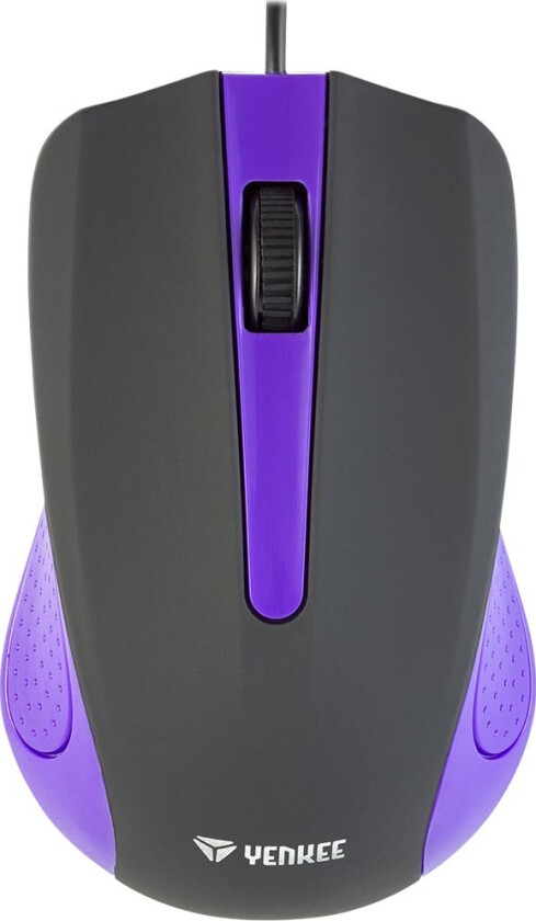 Usb Kablet Mus, 3 Knapper, Gummiert Overflate