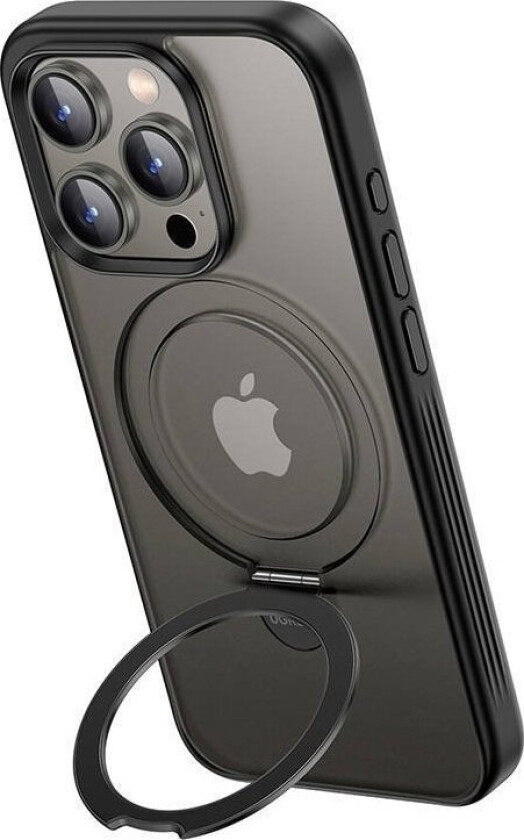 Beskyttende Magnetdeksel Med Stativ Lp762 For Iphone 15Plus 6,7 Tommer (Svart)