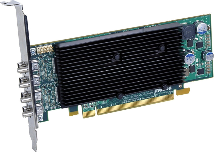 Matrox M9148 - Grafikkort - M9148 - 1 Gb - Pcie X16 Lav Profil - 4 X Mini Displayport