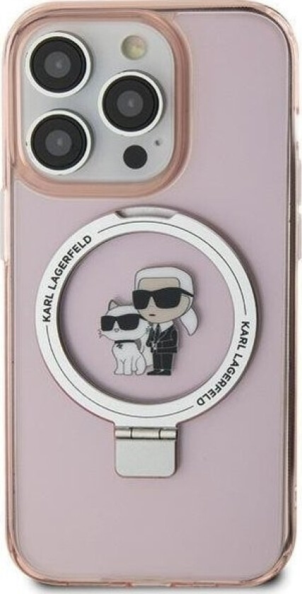 Klhmn61hmrskcp Iphone 11 / Xr 6.1" Rosa/Rosa Hardcase Ringstativ Karl&Choupettte Magsafe