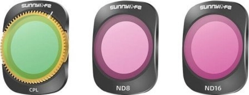 Sunnylife Cpl, Nd8, Nd16 Filtersett For Dji Osmo Pocket 3