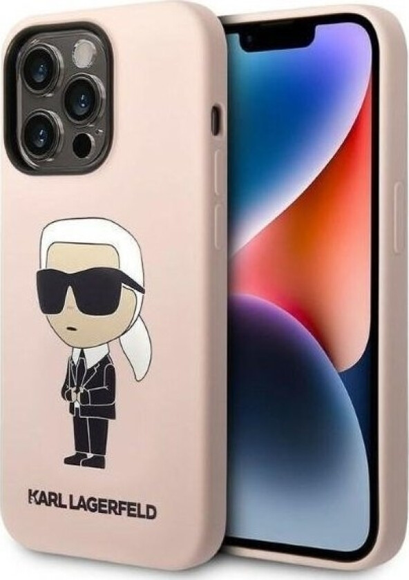 Veske Klhcp14xsnikbcp Apple Iphone 14 Pro Max Hardcase Rosa/Rosa Silikon Ikonik