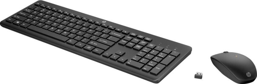 Hp 230 - Tastatur- Og Mussett - Trådløs - Qwerty - Engelsk - For Hp 21, 22, 24, 27 Pavilion 24, 27, Tp01 Pavilion Laptop 14, 15
