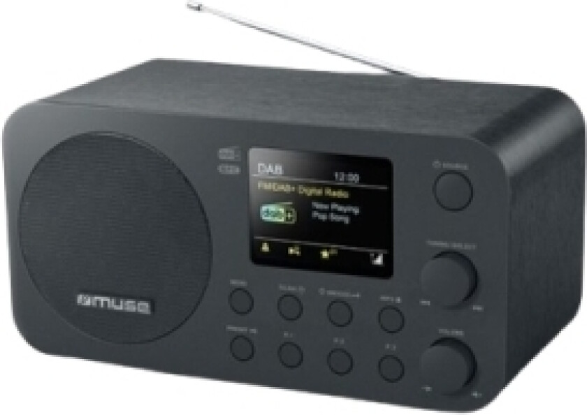 M-128 Dbt, Bærbar, Dab, Dab+, Fm, Pll, 5 W, Tft-Lcd, 7,11 Cm (2.8"), Sort