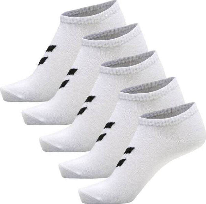 Match Me 5pk ankelsokker - bright white
