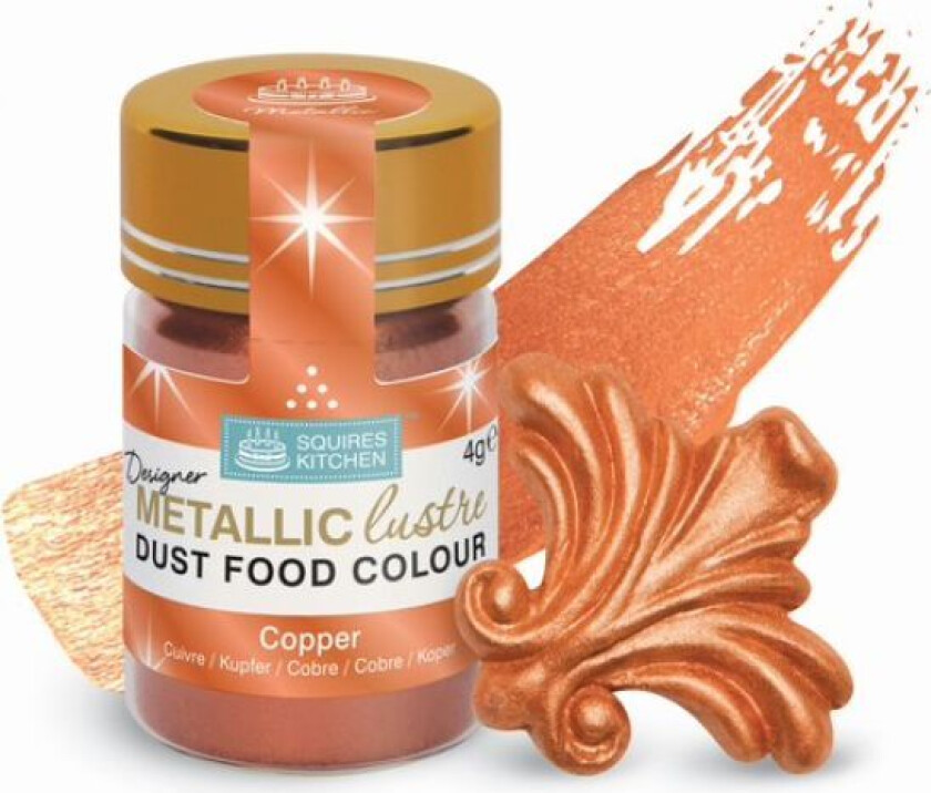 SK Designer Metallic Lustre Pulverfarge -Kobber- 5g