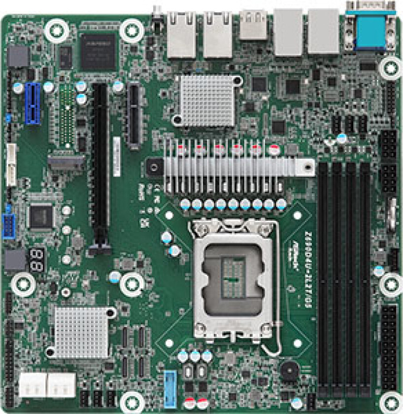 Asrock Z690d4u-2L2t/G5, Intel, Lga 1700, Intel® Celeron®, Intel® Pentium®, Ddr5-Sdram, Dimm, M.2, Sata Iii