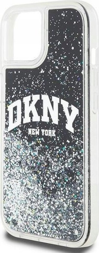 Dkny-Deksel Til Iphone 12 / 12 Pro Dkhcp12mlbnaek (Dkny Hc Liquid Glitters Med Buelogo) Svart