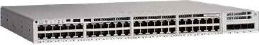 Catalyst 9200 - Network Essentials - Switch - L3 - Smart - 40 X 10/100/1000 (Poe+) + 8 X 100/1000/2.5G/5G/10Gbase-T - Rackmonterbar - Poe+ (740