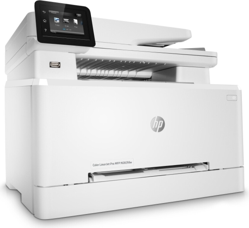 Hewlett Packard (Hp) Hp Color Laserjet Pro M283fdw Aio Alt-I-Ett-Skriver - A4 Fargelaser, Utskrift/Kopiering/Skanning/Faks, Automatisk Dokumentmater,