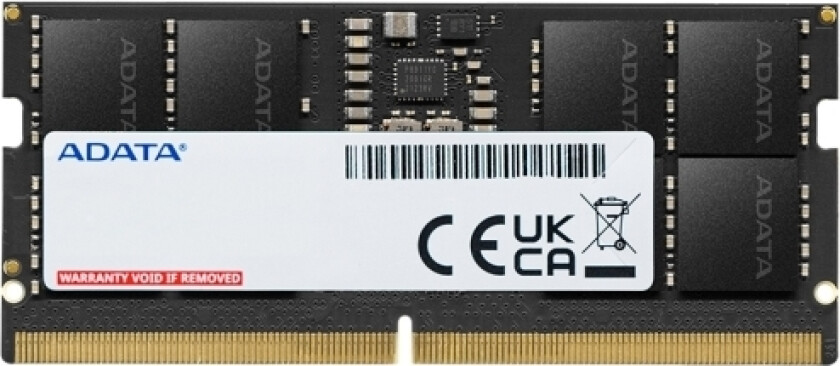 Adata Ad5s56008g-S, 8 Gb, 1 X 8 Gb, Ddr5, 5600 Mhz, 262-Pinners So-Dimm