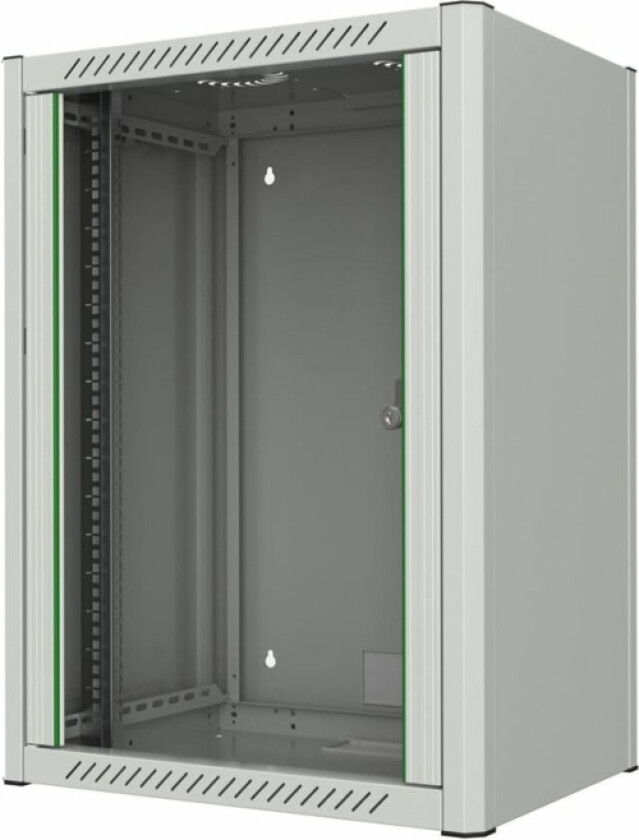 By Logon - Rack Skap - 60 X 45 - Veggmonterbar - Hvit, Ral 7035 - 16U - 19"